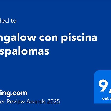 Bungalow Con Piscina Maspalomas ماسبالوماس المظهر الخارجي الصورة